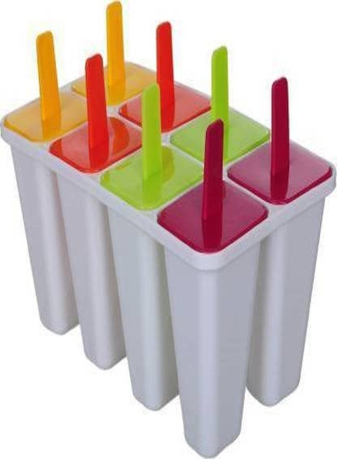 EAGEAN Plastic Ice Candy Maker Kulfi Maker Moulds Set, Ice Cream Maker Mould (Multicolour) - 2027 - Image 1